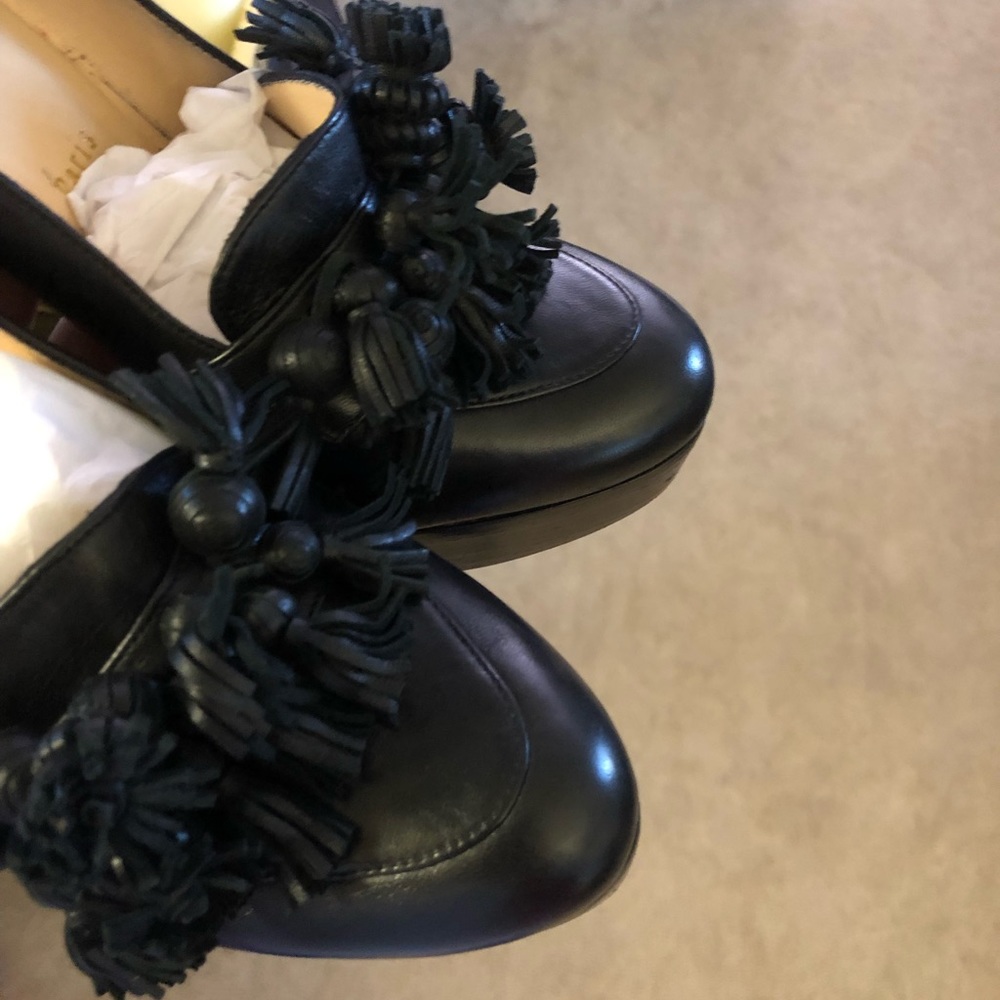 Christian Louboutin Cute Tasselled Black Pumps - Picture 8 of 8